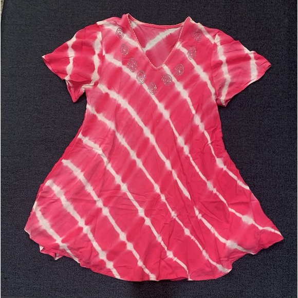 The Unbranded Brand Dresses & Skirts - Pink Tie Dye Dress Women's Size Small